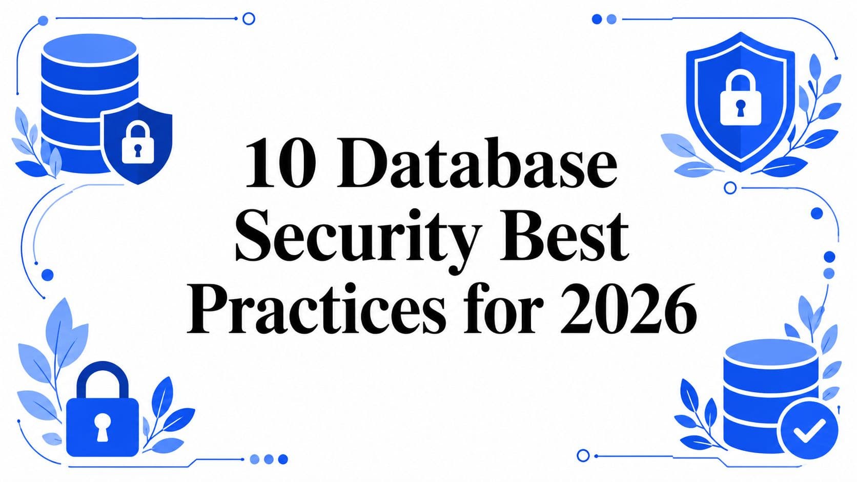10 Database Security Best Practices for 2026