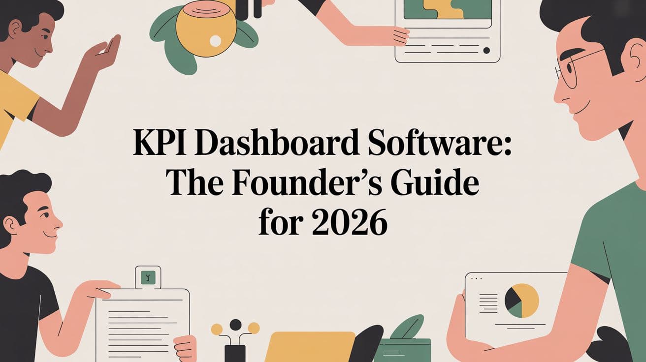 KPI Dashboard Software: The Founder's Guide for 2026